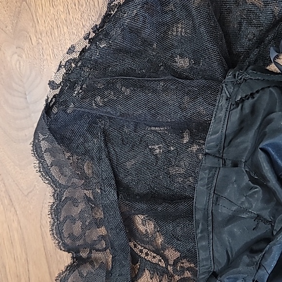 Gorgeous Vintage 1950s Lace & Satin Tea Length Cocktail Dress Amazing Condition - Picture 12 of 12